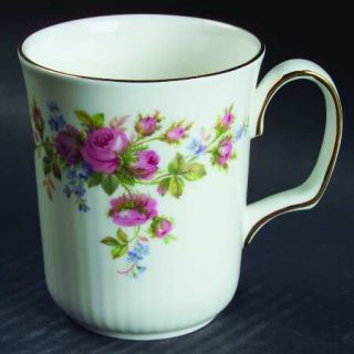 Royal Albert Moss Rose (Montrose Shape) Mug, Fine China Dinnerware   Montrose Sh