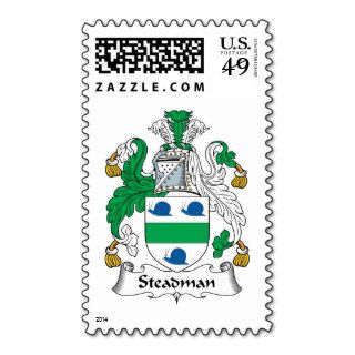 Steadman Family Crest Postage Stamps