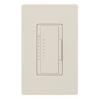 Lutron MA T530G AL Maestro eco timer Single Pole Dimmer, Almond   Wall Dimmer Switches  