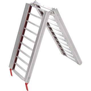 Rush Packable Aluminum Ramps — Pair, 1,000-Lb. Capacity/Ea., Model# TX500  Folding Ramps