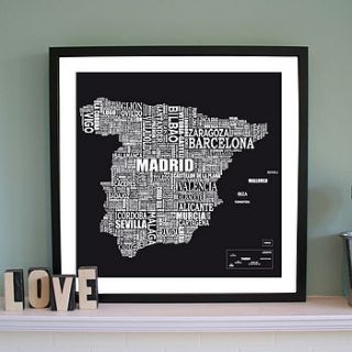 spain screen print by the little screen print company