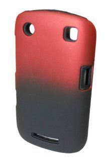 GO BC532 2 in 1 Dual Rubberized Protective Hard Case for Blackberry 9360   1 Pack   Retail Packaging   Red/Black Cell Phones & Accessories