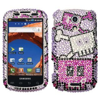 Robot Diamante Protector Faceplate Cover For SAMSUNG D700(Epic 4G) Cell Phones & Accessories