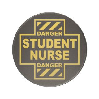 Danger Student Nurse Drink Coasters