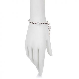 Deb Guyot Designs Multigemstone "Tassel" Sterling Silver Bracelet