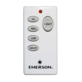 Emerson Fans SW102 3 Speed Battery Operated Fan/Light Wall Control, Reversing & Light Dimmming   Ceiling Fan Wall Controls  