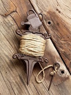 watering can twine holder by jane trozzo