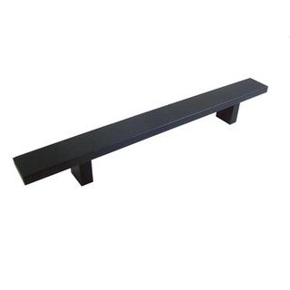Contemporary 10 inch Rectangular Matte Black Cabinet Bar Pull Handle (pack Of 10)