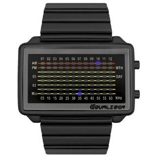 Tokyo Flash Equalizer Digital Black LED Stainless Steel Watch at  Men's Watch store.