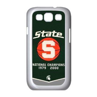 Michigan State Spatans Dynasty Banner Custom Samsung Galaxy s3 Case Cool Samsung Galaxy s3 I9300 Cases Cover Cell Phones & Accessories