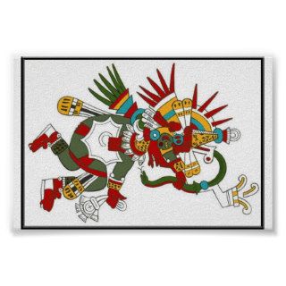 Mayan God Kukulcan Poster