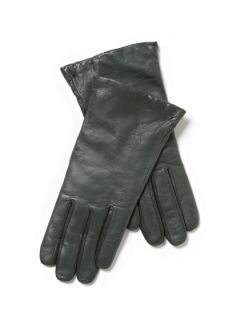 Cashmere Lined Short Leather Gloves by Maison Fabre