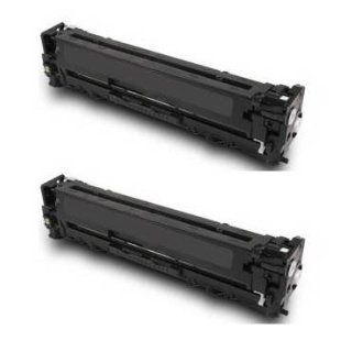 Black Cartridges HP CB540A   2pk Compatible Black Toner Cartridges For Use With HP Color Electronics