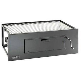30" by 18" Slide In Charcoal Grill with 540 Sq In Cooking  Built In Grills  Patio, Lawn & Garden