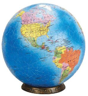 Esphera 360 9" 540 Pieces World Globe Political Map by Mega Brands Toys & Games