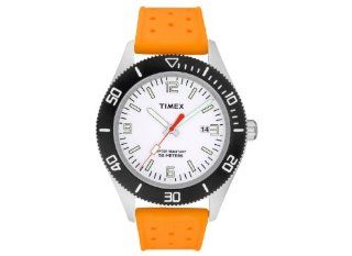 TIMEX Orange Rubber Strap T2N536 at  Men's Watch store.