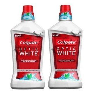 Colgate Optic White Mouthwash 16 Fl Oz ~ 2 pack Health & Personal Care