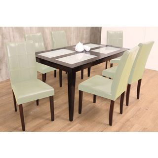 Warehouse Of Tiffany Warehouse Of Tiffany Bass Cream 7 piece Dining Set Beige Size 7 Piece Sets