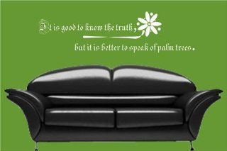 Decoration wall sticker wall mural decor arabic quotes know the truth   Home Decor Products