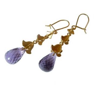 rock flower hook earrings by jana reinhardt jewellery