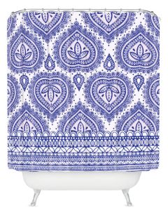 Aimee St Hill Decorative Blue Shower Curtain by DENY Designs