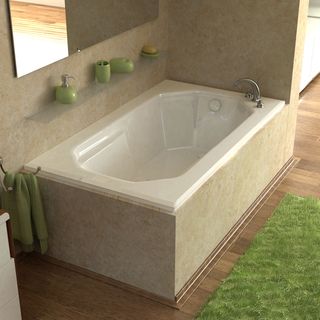 Mountain Home Elysian 36x60 inch Acrylic Soaking Drop in Bathtub