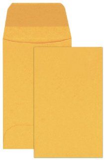 Columbian CO544 (#5 1/2) 3 1/8x5 1/2 Inch Coin Lightweight Brown Kraft Envelopes, 500 Count 