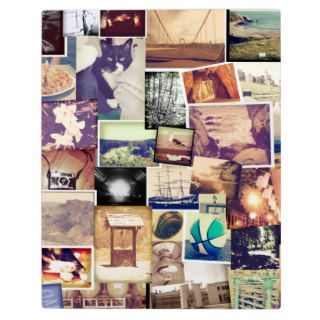 Cool Photo Filter Hipster Collage Plaques
