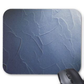 Greyish Blue Plaster Texture Mouse Pads