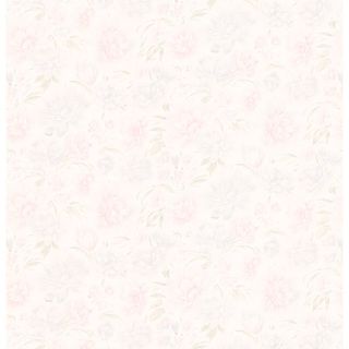 Brewster Pastel Floral Texture Pre pasted Wallpaper
