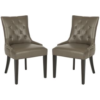 Safavieh Ashley Clay Grey Side Chairs (set Of 2)