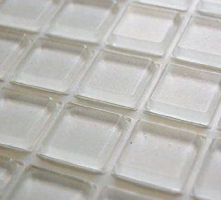 Self Adhesive Rubber Feet   Clear Square (4.6mm x 25.4mm/.18" x 1" x 1") 100   Cabinet Accessories