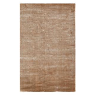 Hand loomed Beige/ Brown Abstract Pattern Wool Rug (5 X 8)
