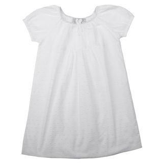 Embroidered Childrens White Nightgown