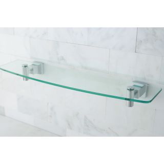 Chrome/ Glass Bathroom Shelf