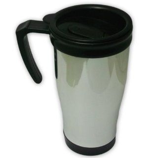 16oz Coffee Travel Mug Coffee Thermos Tumbler Beverage Cup w/ Handle Thermoses Kitchen & Dining