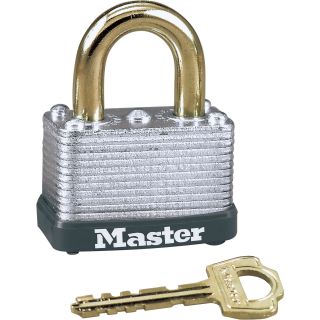 Master Lock 1 1/2in.W Padlock — Model# 22D  Pad Locks