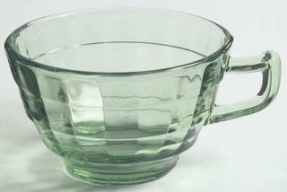 Anchor Hocking Block Optic Green Cup Only   Green, Depression Glass