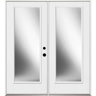 Therma Tru Benchmark Doors 70.56 in 1 Lite Glass Fiberglass French Inswing Patio Door