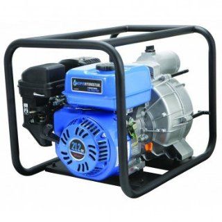 3 inch 6.5 HP Trash, Solids, Slurry, Waste Handling Pump with 212cc 4 stroke OHV Gas Engine with Recoil Start, EPA Certified, 15, 840 GPH; INCLUDED intake strainer, hose clamps and spark plug wrench   Sump Pumps  