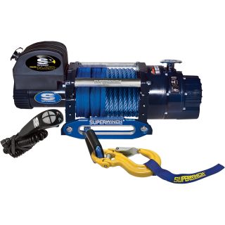 Superwinch 12 Volt DC Truck Winch with Remote — 14,000-Lb. Pulling Capacity, Model# 1614201  12,000 Lb. Capacity   Above Winches