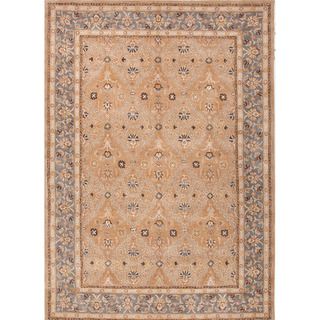 Hand tufted Traditional Oriental Pattern Brown Area Rug (5 X 8)