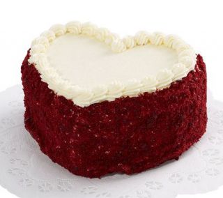 Juniors 6 inch Red Velvet Heart Shaped Layer Cake —