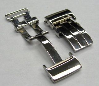 20mm Deployment Buckle Clasp for Breitling Strap #4 Shiny Watches