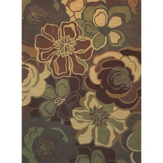 Hand tufted Floral Chelsea Wool Rug (5 X 73)