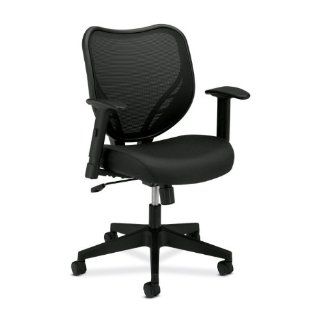 Shop HON HVL551 Mid Back Work Chair for Office or Computer Desk, Black at the  Furniture Store. Find the latest styles with the lowest prices from basyx by HON