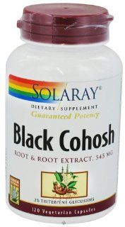 Solaray   Black Cohosh, 545 mg, 120 capsules Health & Personal Care