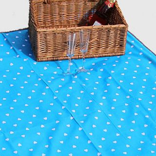 spot hearts waterproof picnic blanket by just a joy