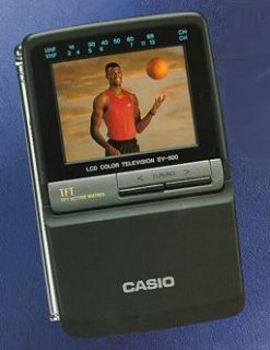 Casio EV 500 2.5 Handheld Color Television —
