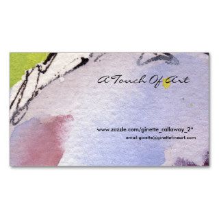 Business Cards with a Touch Of Art # 9731C